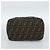 FENDI Zucca Canvas Vanity Hand Bag Black Brown Auth 184898 Marrone Nero - vista 5