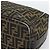 FENDI Zucca Canvas Vanity Hand Bag Black Brown Auth 184898 Marrone Nero - vista 8
