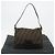 FENDI Zucca Canvas Mamma Baguette Shoulder Bag Black Brown Auth 184903SAM Marrone Nero - vista 12