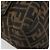FENDI Zucca Canvas Mamma Baguette Shoulder Bag Black Brown Auth 184903SAM Marrone Nero - vista 16
