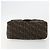 FENDI Zucca Canvas Mamma Baguette Shoulder Bag Black Brown Auth 184903SAM Marrone Nero - vista 5