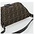 FENDI Zucca Canvas Mamma Baguette Shoulder Bag Black Brown Auth 184903SAM Marrone Nero - vista 6