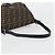 FENDI Zucca Canvas Mamma Baguette Shoulder Bag Black Brown Auth 184903SAM Marrone Nero - vista 7