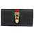 GUCCI Silvi Web Sherry Line Long Wallet Leather Black Red 476084 Auth am11867V Nero Rosso Verde - vista 13
