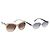 Chloé Gafas de sol Chloe Saint Laurent de plástico 2 Set Blue Ivory Auth BA13444 Azul Crudo