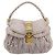 Bolso de hombro Miu Miu Matelassé Cuero 2way Oro Púrpura gris Auth 184618A Dorado Morado oscuro - vista 13