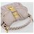 Bolso de hombro Miu Miu Matelassé Cuero 2way Oro Púrpura gris Auth 184618A Dorado Morado oscuro - vista 14