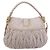 Bolso de hombro Miu Miu Matelassé Cuero 2way Oro Púrpura gris Auth 184618A Dorado Morado oscuro - vista 2