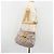 Bolso de hombro Miu Miu Matelassé Cuero 2way Oro Púrpura gris Auth 184618A Dorado Morado oscuro - vista 31
