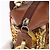 Borsa Salvatore Ferragamo in tela e pelle 2way marrone oro Auth am11858A D'oro - vista 10