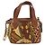 Borsa Salvatore Ferragamo in tela e pelle 2way marrone oro Auth am11858A D'oro - vista 13