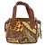 Borsa Salvatore Ferragamo in tela e pelle 2way marrone oro Auth am11858A D'oro - vista 2