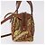 Borsa Salvatore Ferragamo in tela e pelle 2way marrone oro Auth am11858A D'oro - vista 3