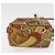 Borsa Salvatore Ferragamo in tela e pelle 2way marrone oro Auth am11858A D'oro - vista 5