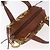 Borsa Salvatore Ferragamo in tela e pelle 2way marrone oro Auth am11858A D'oro - vista 6