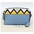 Borsa a Spalla PRADA in Pelle Azzurro Chiaro Oro Auth ka4742M D'oro Blu chiaro - vista 12