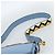Borsa a Spalla PRADA in Pelle Azzurro Chiaro Oro Auth ka4742M D'oro Blu chiaro - vista 14