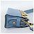Borsa a Spalla PRADA in Pelle Azzurro Chiaro Oro Auth ka4742M D'oro Blu chiaro - vista 4