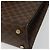 Céline Borsa a Spalla CELINE Macadam Canvas PVC Pelle Marrone Oro Auth 184541 D'oro - vista 15
