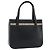 Borsa Burberry in pelle nera argento Auth 185493A Nero
