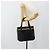 Borsa Burberry in pelle nera argento Auth 185493A Nero - vista 25