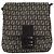 Borsa a Spalla FENDI Zucchino Canvas Marrone Argento Auth 185660 - vista 13