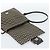 Borsa a Spalla FENDI Zucchino Canvas Marrone Argento Auth 185660 - vista 18