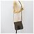 Borsa a Spalla FENDI Zucchino Canvas Marrone Argento Auth 185660 - vista 23