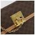 Céline CELINE Macadam Canvas Handtasche PVC Leder Braun Gold Auth 184975V Golden - Ansicht 18