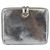 Clutch PRADA in pelle vernice Argento Oro Auth 184773 D'oro - vista 13