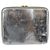 Clutch PRADA in pelle vernice Argento Oro Auth 184773 D'oro - vista 2