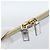 Clutch PRADA in pelle vernice Argento Oro Auth 184773 D'oro - vista 8