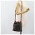 Céline Bolsa CELINE Bolsa de ombro em couro preto ouro Auth 185092 Dourado - vista 22