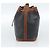 Céline Bolsa CELINE Bolsa de ombro em couro preto ouro Auth 185092 Dourado - vista 4