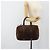 Borsa Boston Christian Dior Trotter Canvas Scamosciato Marrone Oro Auth ep14691 D'oro - vista 20