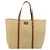 Borsa Tote Jimmy Choo in rafia beige Auth BA13412A - vista 13