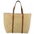 Borsa Tote Jimmy Choo in rafia beige Auth BA13412A - vista 2