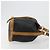 Céline Bolsa de ombro CELINE em couro preto com detalhes dourados Autêntica 185080 - vista 3