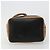 Céline Bolsa de ombro CELINE em couro preto com detalhes dourados Autêntica 185080 - vista 5