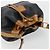Céline Bolsa de ombro CELINE em couro preto com detalhes dourados Autêntica 185080 - vista 6