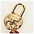 LOUIS VUITTON Portachiavi Charm Vivienne Charm metallo Oro M69860 LV Auth 184242M - vista 5