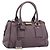 Borsa a mano BURBERRY in pelle viola argento Auth 184978 Porpora