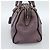 Borsa a mano BURBERRY in pelle viola argento Auth 184978 Porpora - vista 4