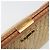 Borsa a tracolla PRADA in rafia beige oro Auth 184813A D'oro - vista 21