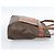 Céline Bolsa Tote CELINE Macadam Canvas em PVC e couro marrom com detalhes dourados Auth ka4675 - vista 4