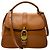 Borsa Delvaux Light Brown / Cognac in pelle di vitello Gin Fizz Jumping Marrone