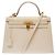 Hermès Borsa HERMES Kelly 32 in Pelle Bianca - 103658 Bianco