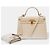 Hermès Borsa HERMES Kelly 32 in Pelle Bianca - 103658 Bianco - vista 2