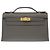 Hermès Borsa HERMES Kelly Mini in Pelle Grigia - 103655 Grigio - vista 3