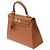 Hermès Borsa HERMES Kelly 25 in Pelle Oro - 103653 D'oro - vista 5